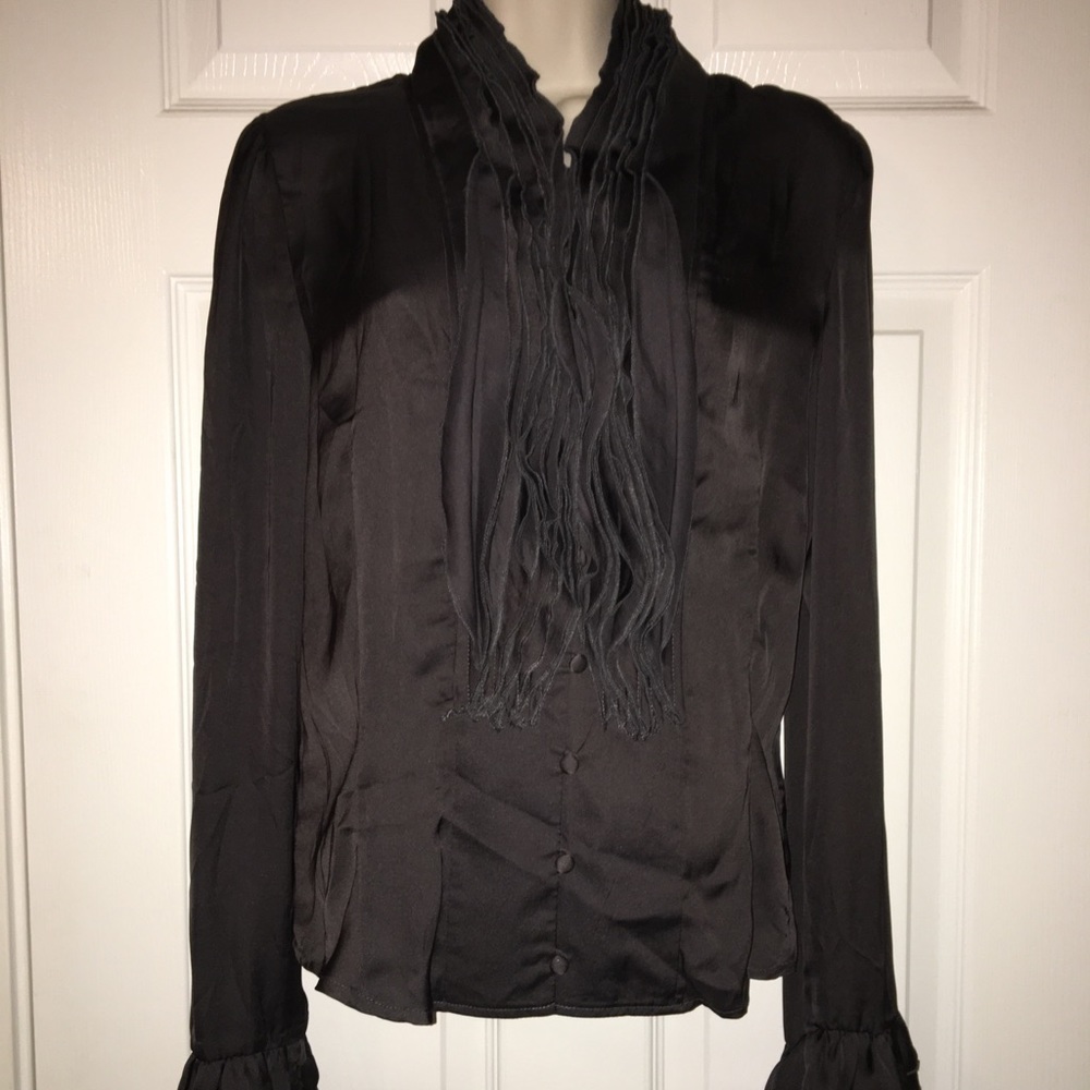 Black Lapis Blouse